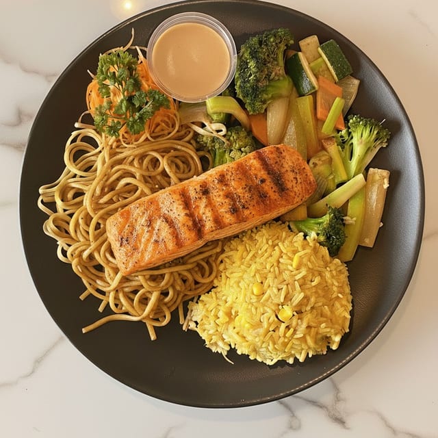 Salmon Hibachi.
